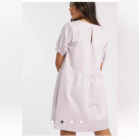 EUC - Anthropologie ICHI - pale pink baby doll dress - size Small - Picture 4 of 8